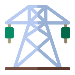 Electric tower icon