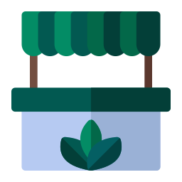 Eco market icon