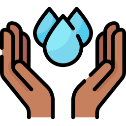 Water scarcity icon