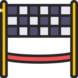 Finish line icon