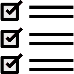 liste de contrôle Icône