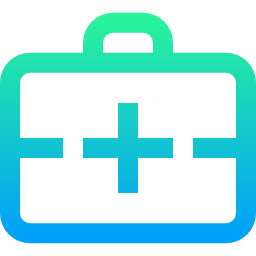 First aid kit icon