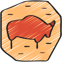 Cave painting icon