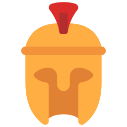 Roman helmet icon