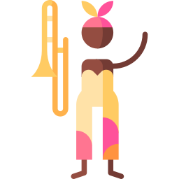 musicien de jazz Icône