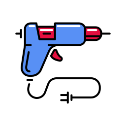 Glue gun icon