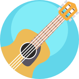 Guitar instrument icon