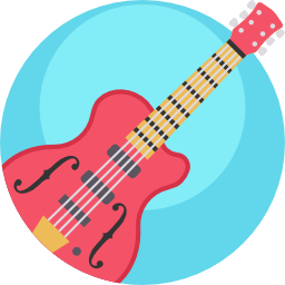 guitarra elétrica Ícone