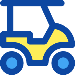 Golf cart icon