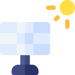 Solar panel icon