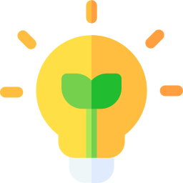 Green energy icon