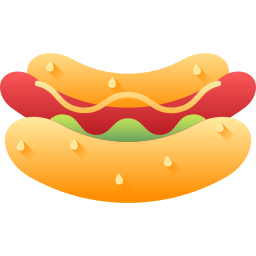 hot dog ikona