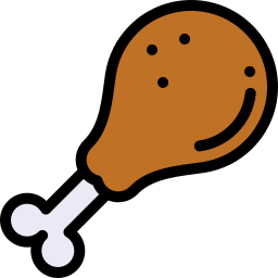 Chicken leg icon