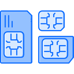 carte sim Icône