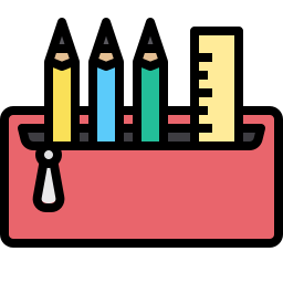 Pencil case icon