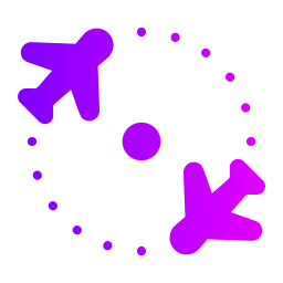 Round trip icon