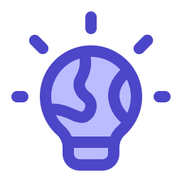 Eco bulb icon