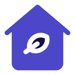 Eco house icon