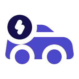 Electric car icon