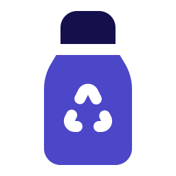 Recycling bottle icon