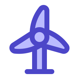 Wind energy icon