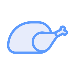 Roasted chicken icon