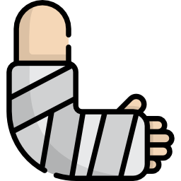 gebrochener arm icon