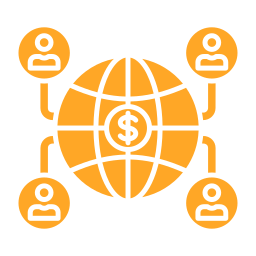 Global connection icon