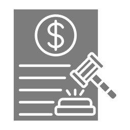 Financial laws icon