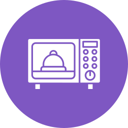 Microwave oven icon