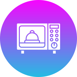 Microwave oven icon