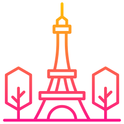 Eiffel tower icon