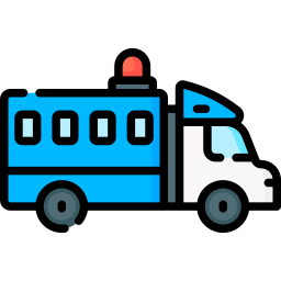 Prisoner transport vehicle icon