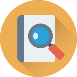 Search of knowledge icon