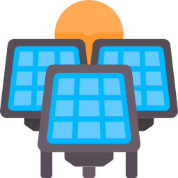 Solar panel icon