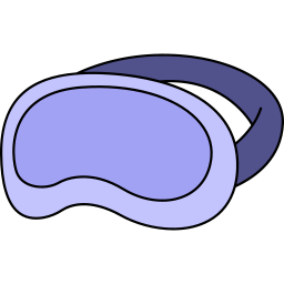 Sleeping mask icon