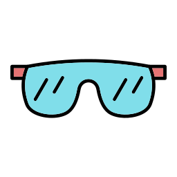 Safety glasses icon