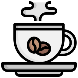 Hot coffee icon