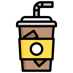 Iced coffee icon