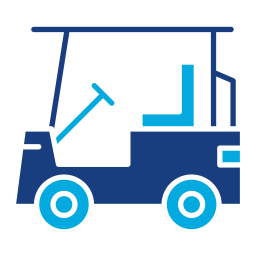 Golf cart icon