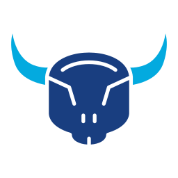 Bull skull icon