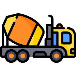 Concrete mixer icon