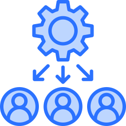 gerenciamento de equipe Ícone