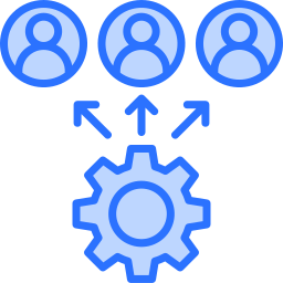 gerenciamento de equipe Ícone