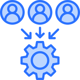 gerenciamento de equipe Ícone