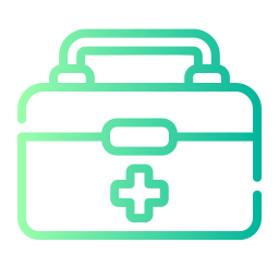 First aid kit icon