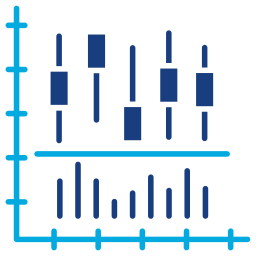 Candlestick chart icon