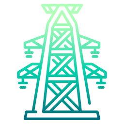 Electric tower icon