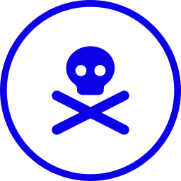 Skull and bones icon