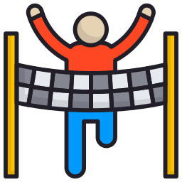 Finish line icon